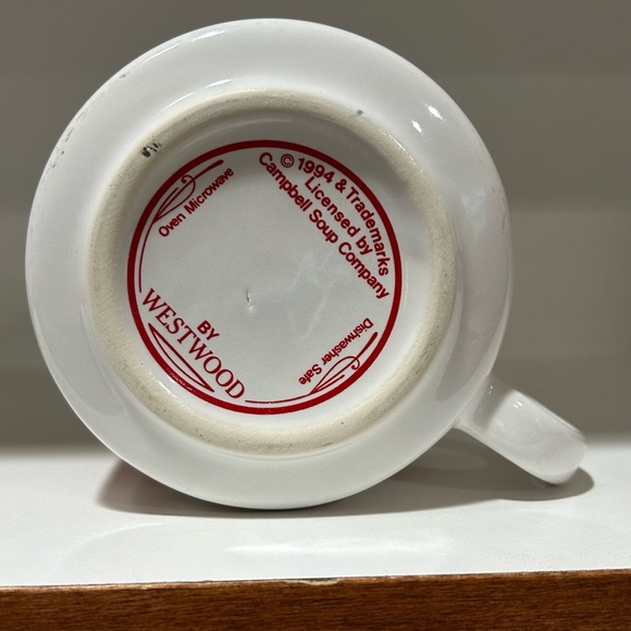 Campbell's Tomato Soup Mug  Porcelain By Westwood 1994 Collectible Vintage Cup - Picture 4 of 4